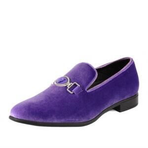 NEW AMALI men's antonio dress shoes in lavender